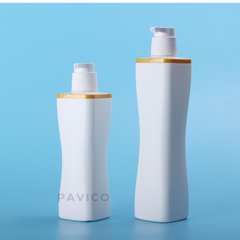 Chai dầu gội trắng sứ dáng eo 500ml 750ml