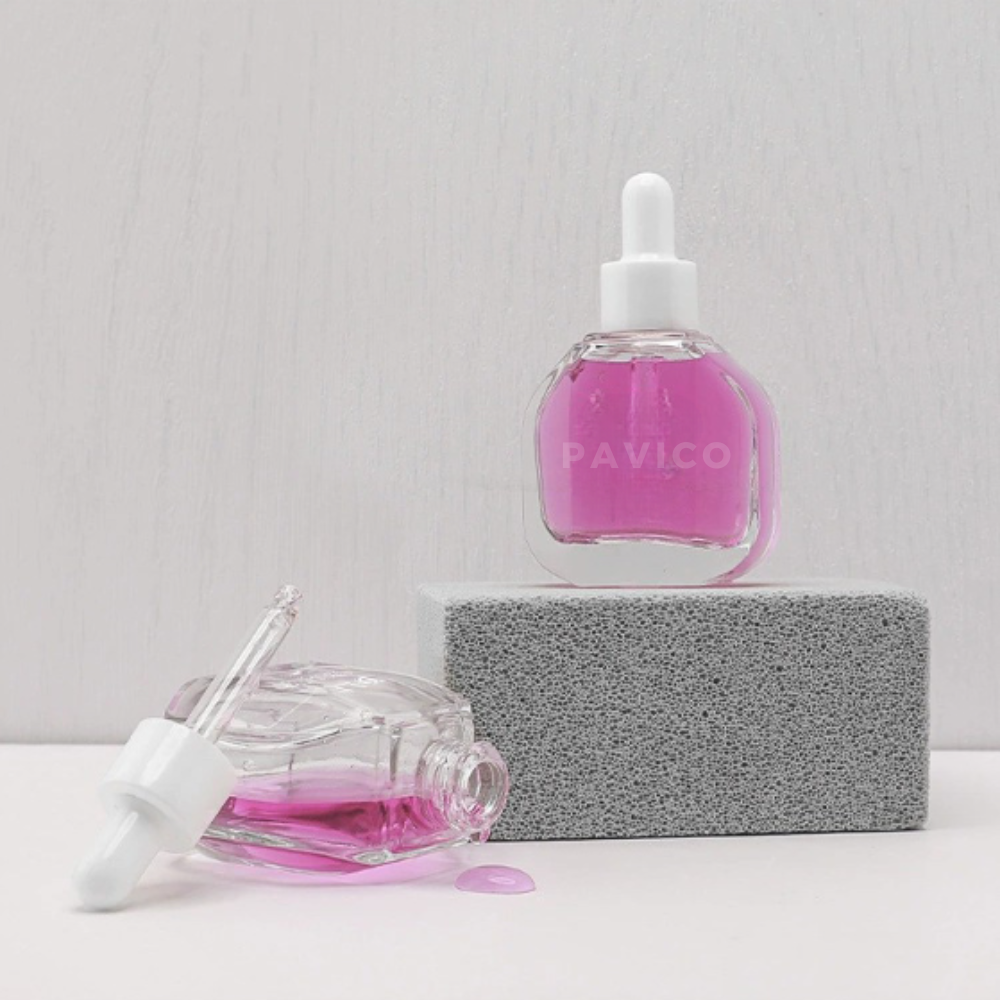 Chai thủy tinh nhỏ giọt tinh chất dưỡng da