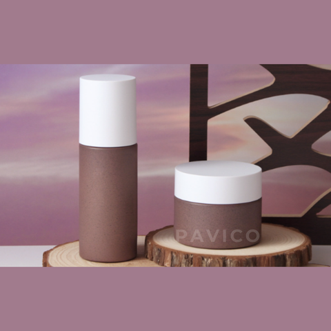 Set 4 chai 1 hũ thủy tinh đựng mỹ phẩm