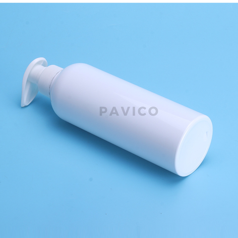 Chai PET trắng sứ dầu gội 500ml