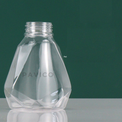 Chai tạo bọt PET 300ml dáng kim cương