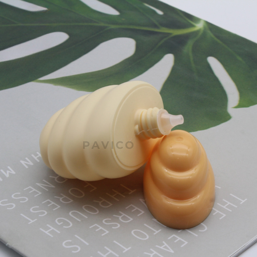 Lọ mỹ phẩm dáng tổ ong dẹt 50ml