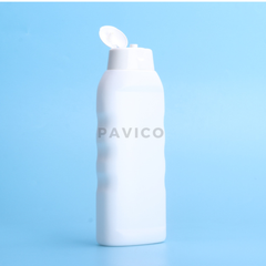 Chai HDPE trắng sứ dầu gội 400ml