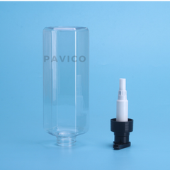 Chai PET trong lục giác 500ml