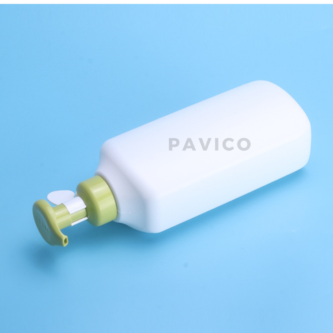 Chai HPDE dầu gội trắng sứ 1300ml