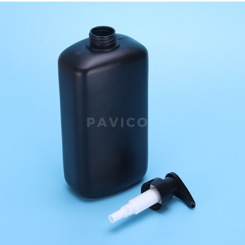 Chai HDPE dầu gội đen 1000ml