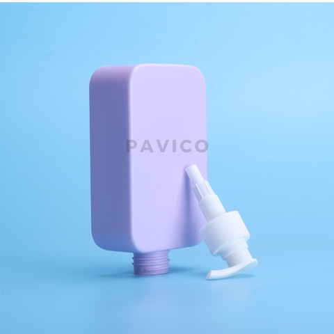 Chai HDPE dầu gội dáng vuông 400ml