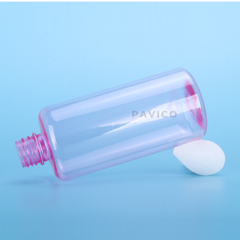 Chai PET dầu gội hồng 500ml