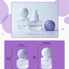 Chai nước hoa nắp cầu 30ml-50ml