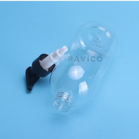 Chai PET trong dầu gội 450ml