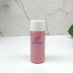 Chai PET 15ml hồng dáng trụ đựng mỹ phẩm chiết