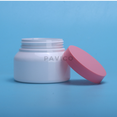 Hũ PET mỹ phẩm nắp hồng 250ml