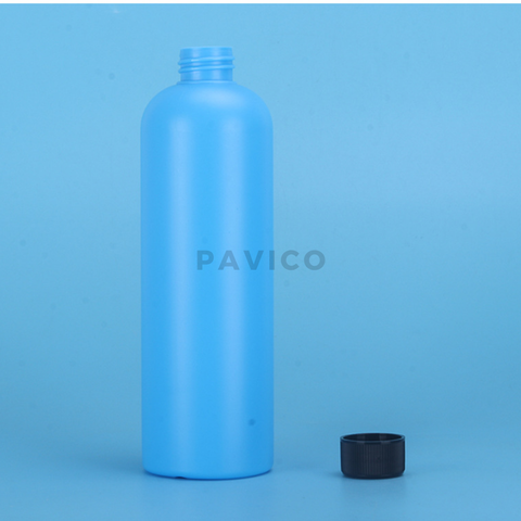 Chai HDPE dầu gội 500ml dáng cao