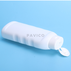 Chai HDPE trắng sứ dầu gội 400ml