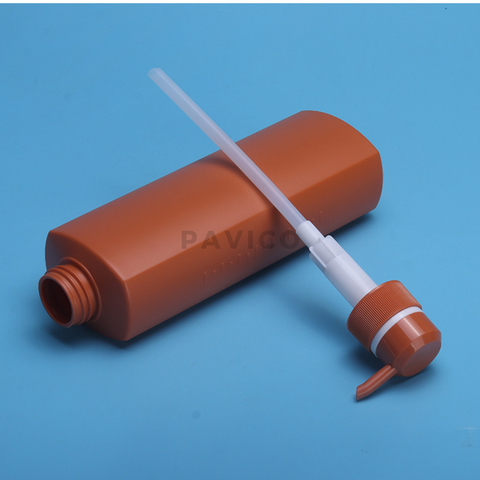 Chai HDPE dầu gội cam 500ml