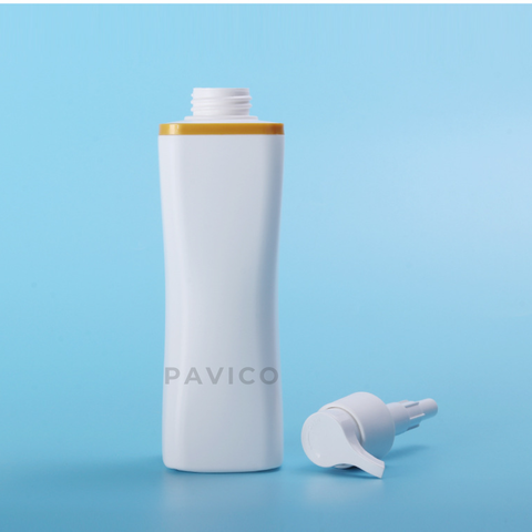 Chai dầu gội trắng sứ dáng eo 500ml 750ml
