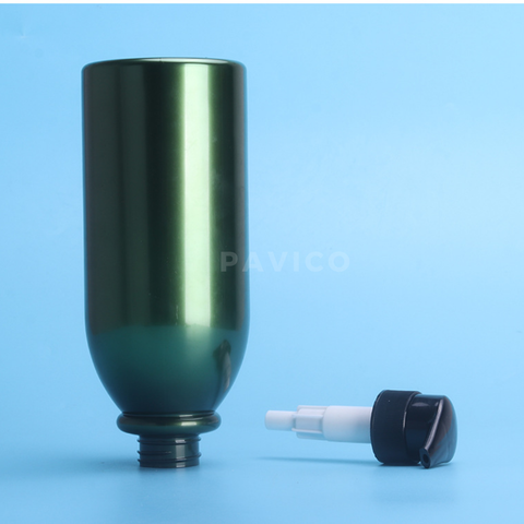 Chai PET dầu gội xanh lá 750ml