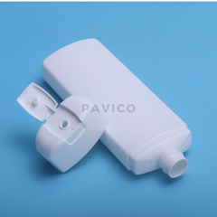 Chai HDPE dáng vuông dẹt 200ml