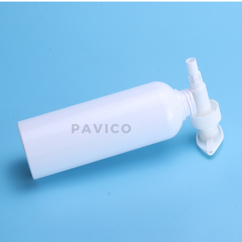 Chai PET trắng sứ dầu gội 500ml