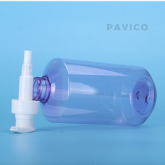Chai PET tím dầu gội 750ml