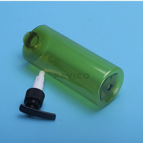 Chai PET dầu gội xanh lá 400ml