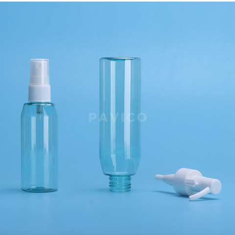 Chai PET đầu xịt. đầu bơm 80ml 160ml