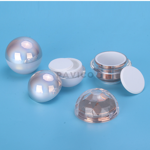 Hũ mỹ phẩm cao cấp hình cầu 15ml 30ml 50ml