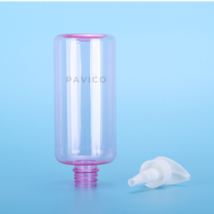 Chai PET dầu gội hồng 500ml