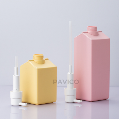 Chai nhựa hình hộp sữa 500ml 1000ml