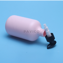 Chai HDPE dầu gội hồng 500ml