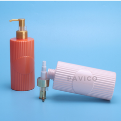 Chai HDPE dầu gội kẻ dọc 380ml 500ml