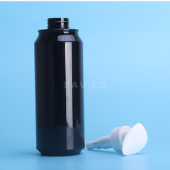 Chai PET đen dầu gội 500ml