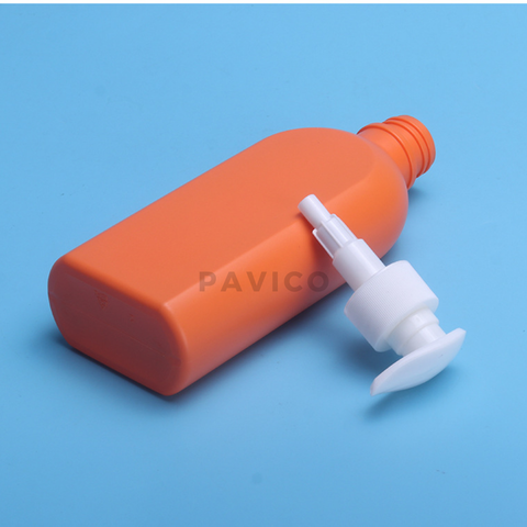 Chai HDPE dầu gội cam 350ml