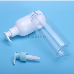 Chai PET dầu gội trong/ trắng sứ 300ml 500ml