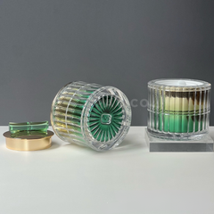 Hũ kem acrylic gân nổi sang trọng 50g