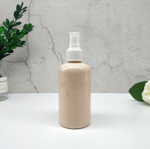 Chai PET 220ml kem dáng trụ đựng mỹ phẩm
