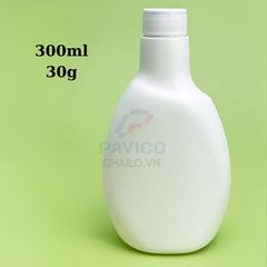 Bình xịt rửa tay dáng dẹt nhựa trắng vòi cò súng 300ml 500ml
