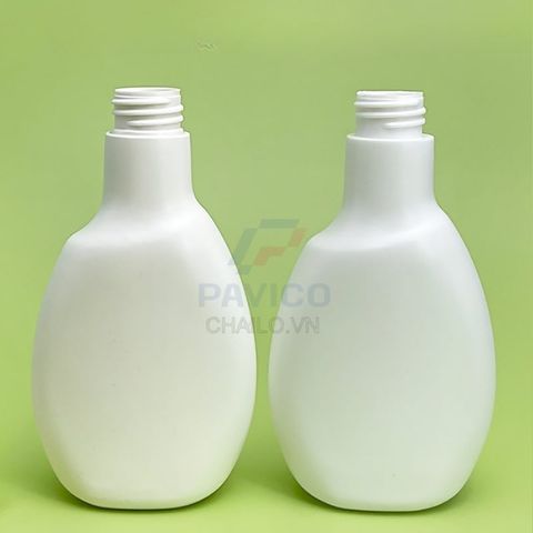 Bình xịt rửa tay dáng dẹt nhựa trắng vòi cò súng 300ml 500ml