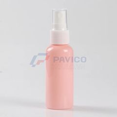 Bộ chai xịt PET hồng nhạt 10ml 100ml