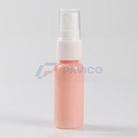 Bộ chai xịt PET hồng nhạt 10ml 100ml