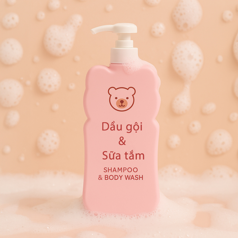Chai dầu gội trẻ em Hello Kitty 1000ml