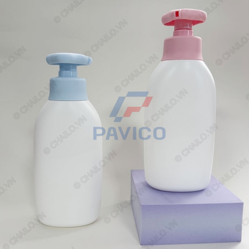 Chai lọ đựng dầu gội sữa tắm kem dưỡng da cho em bé 500ml