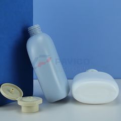 Chai đựng dầu gội sữa tắm nắp bật dáng bầu 250ml 300ml