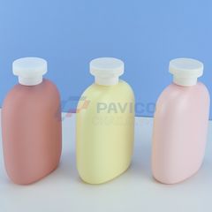 Chai đựng dầu gội sữa tắm nắp bật dáng bầu 250ml 300ml