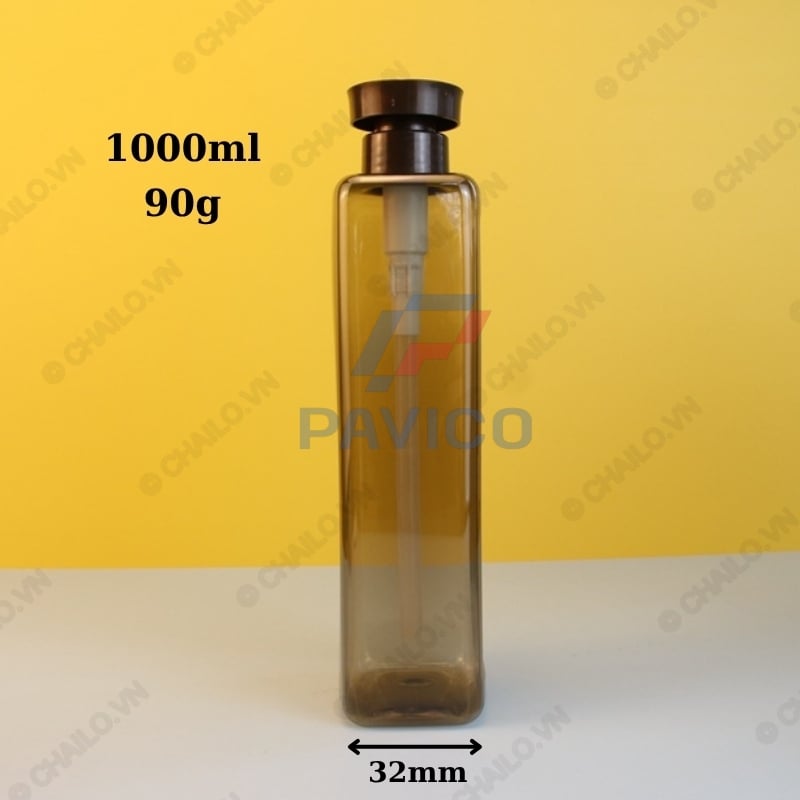 Chai đựng dầu gội sữa tắm nhựa PET 1000ml