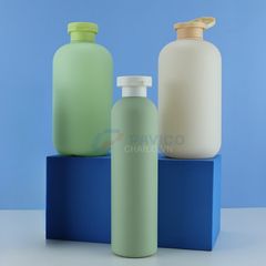 Chai đựng dầu gội sữa tắm thân oval 350ml 550ml HDPE
