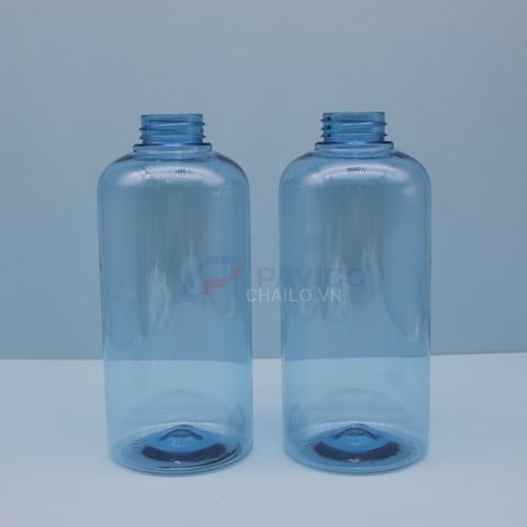 Chai đựng sữa tắm 300ml 500ml xanh dương vòi bơm trắng vàng