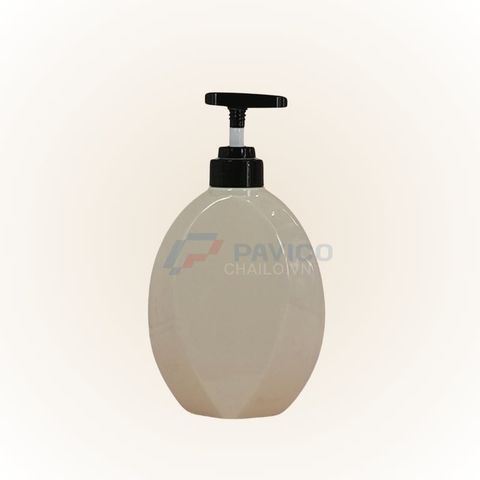 Chai đựng sữa tắm 500ml 300ml nắp đen bơm kem