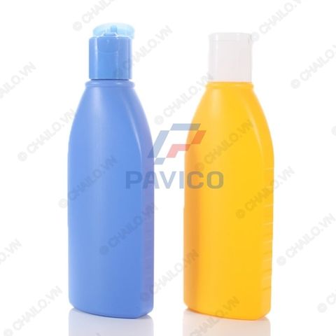 Chai đựng sữa tắm dầu gội 230ml nắp bật