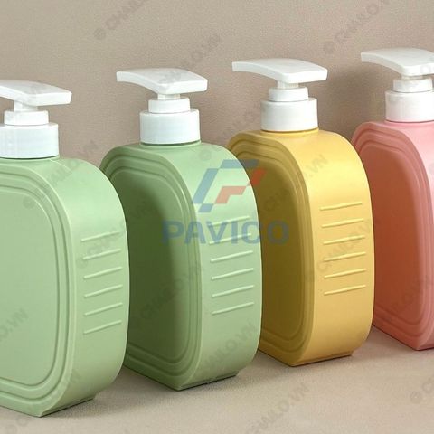 Chai đựng sữa tắm dầu gội mỹ phẩm 500ml